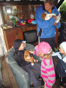 Besuch bei den Hundekindern - 02.09.2010