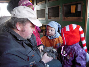 Besuch bei einem Kaninchenzüchter -  03.03.2011